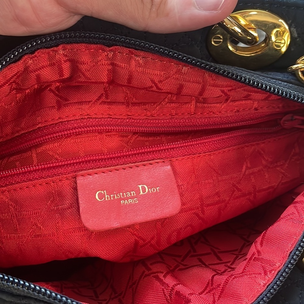 Authentic Christian Dior Lady Dior Handbag - Picture 8 of 10